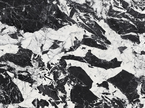 宝格丽拿破仑黑白色大理石