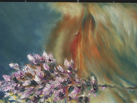 抽象油画，抽象画，装饰画，艺术画，创意画，现代绘画