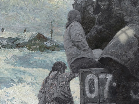 人物油画，人物画，装饰画，艺术画