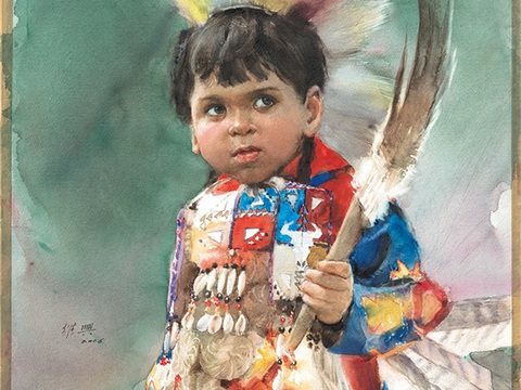 人物油画，人物画，装饰画，艺术画