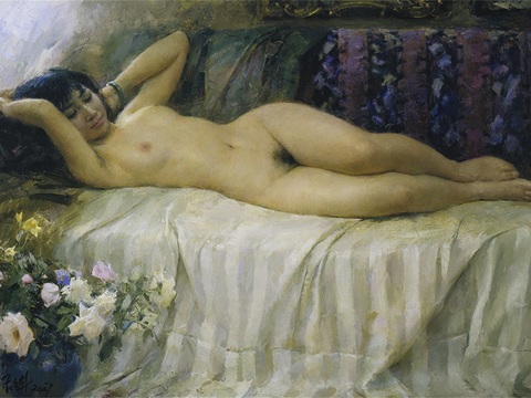 人物油画，人物画，装饰画，艺术画