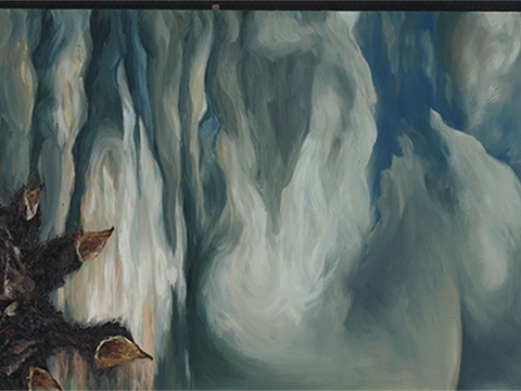 抽象油画，抽象画，装饰画，艺术画，创意画，现代绘画