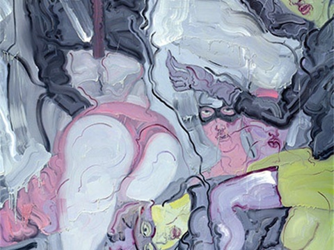 抽象油画，抽象画，装饰画，艺术画，创意画，现代绘画