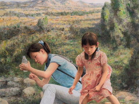 人物油画，人物画，装饰画，艺术画