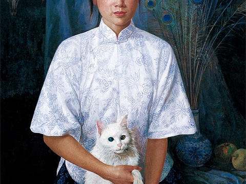 人物油画，人物画，装饰画，艺术画