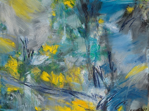 抽象油画，抽象画，装饰画，艺术画，创意画，现代绘画