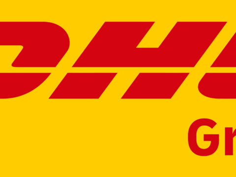 DHL，快递物流logo