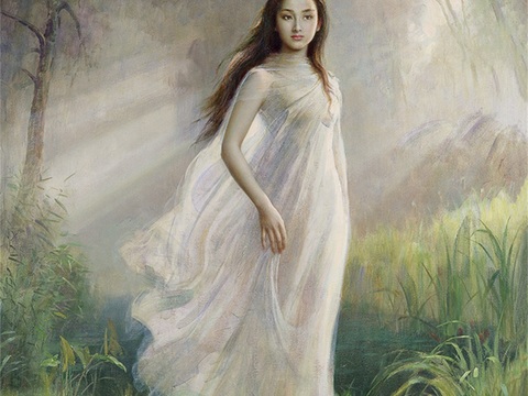 人物油画，人物画，装饰画，艺术画