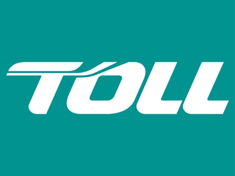 TOLL快递，快递物流logo