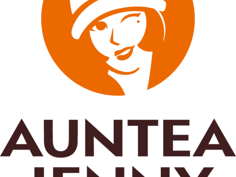 沪上阿姨，奶茶店logo