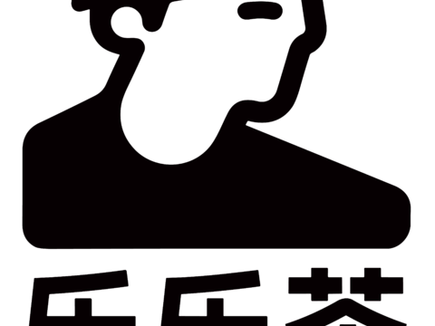 乐乐茶，奶茶店logo