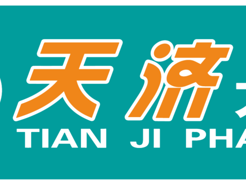  天济大药房，药店买药logo 