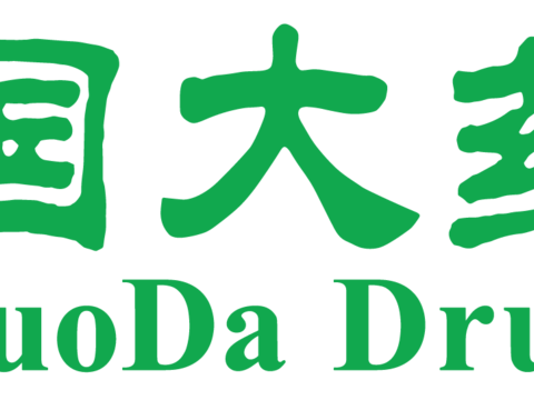  国大药房，药店买药logo 