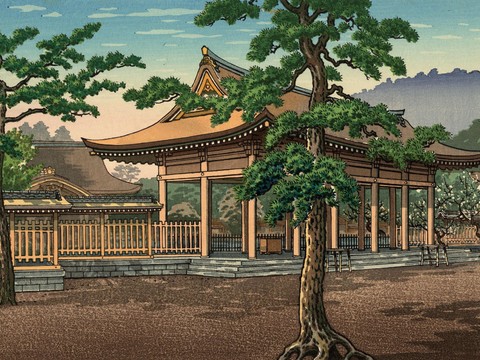  日本浮世绘风景画，日本著名景点风景画22 