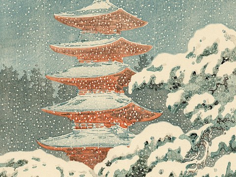 日本浮世绘风景画，日本著名景点风景画21