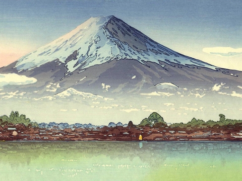  日本浮世绘风景画，日本著名景点风景画20 