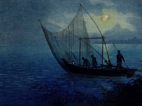  日本浮世绘风景画，日本著名景点风景画45 