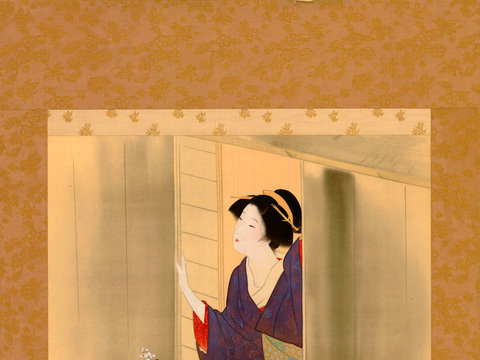 日本浮世绘人物画，日本清新人物画107