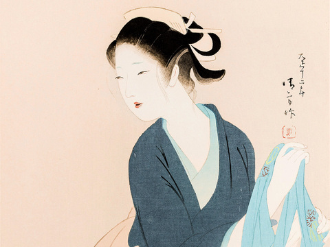 日本浮世绘人物画，日本清新人物画51