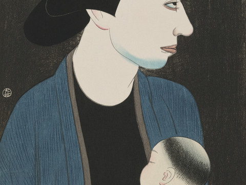 日本浮世绘人物画，日本清新人物画79