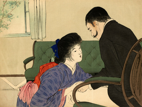  日本浮世绘人物画，日本清新人物画27 