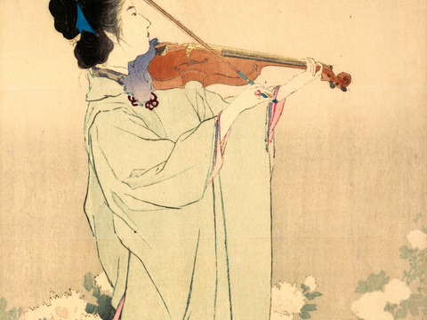  日本浮世绘人物画，日本清新人物画72 