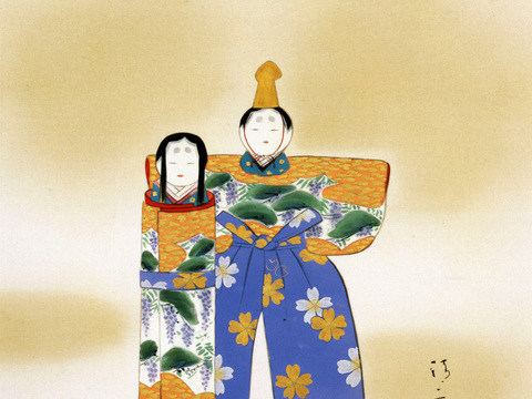 日本浮世绘人物画，日本清新人物画80