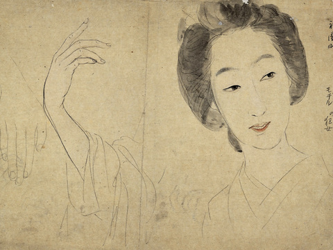  日本浮世绘人物画，日本清新人物画39 