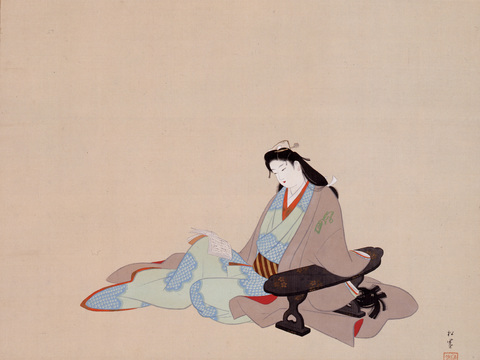  日本浮世绘人物画，日本清新人物画54 