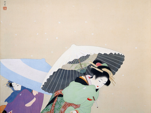 日本浮世绘人物画，日本清新人物画11