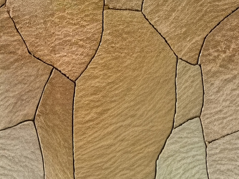 欧式复古石墙_浅棕色无缝碎石墙_自然岩石纹理石板贴图