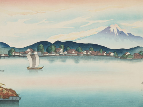 日本浮世绘人物画，日本清新人物画97