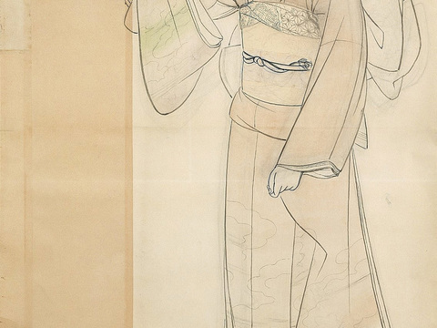  日本浮世绘人物画，日本清新人物画73 