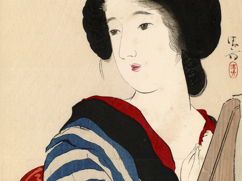  日本浮世绘人物画，日本清新人物画28 