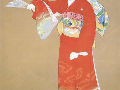 日本浮世绘人物画，日本清新人物画104