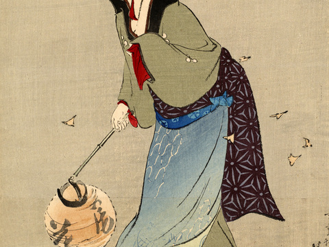 日本浮世绘人物画，日本清新人物画14