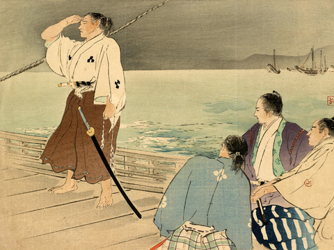  日本浮世绘人物画，日本清新人物画18 