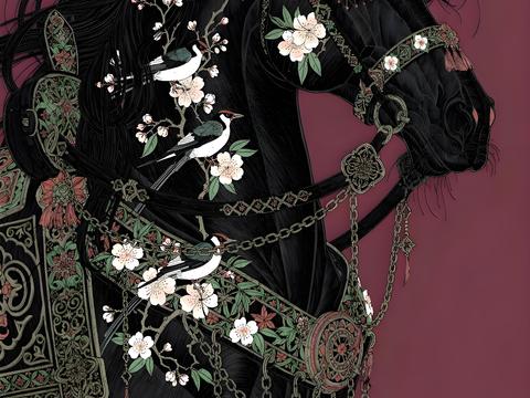 马艺术装饰画芯