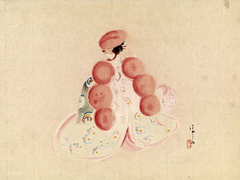 日本浮世绘人物画，日本清新人物画36
