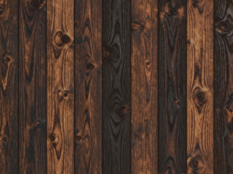  深咖色木纹板 深色木板 深色反腐木 碳化木 