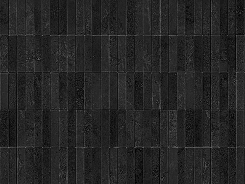 仿古砖_黑色莱姆石条形砖