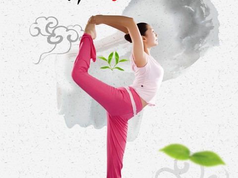  瑜伽广告海报26 