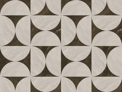 无缝大理石拼花