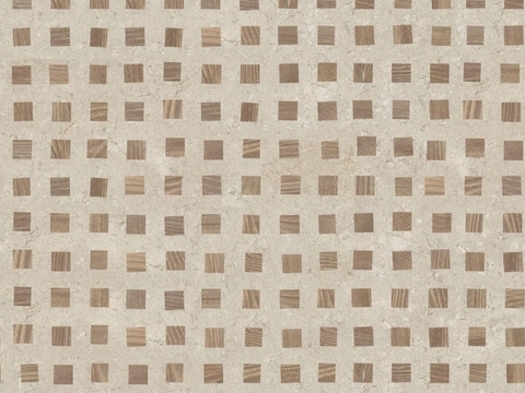  无缝黄色方格阵列石材拼花 