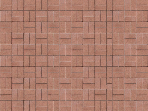 无缝田字铺透水砖