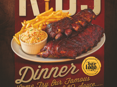 西餐美食广告海报10