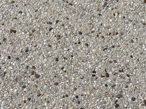  现代鹅卵石，碎石，石子，砂砾石，水洗石，雨花石地面 
