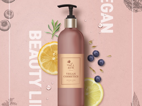 化妆品护肤品广告海报4