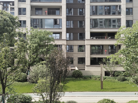 小区外景_白天小区外景_庭院外景_别墅外景