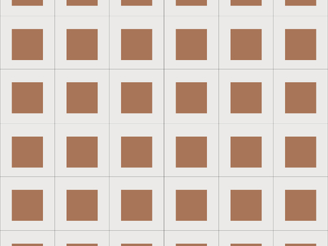  中古奶油暖色地砖_小花砖_方块红砖 